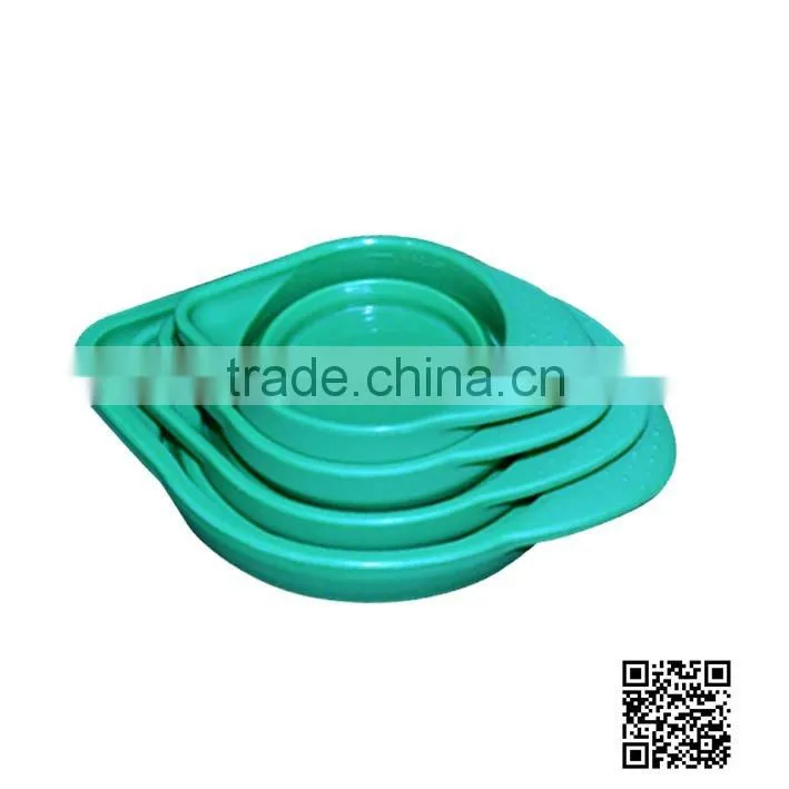 Milk Measuring Cup,250ml/125ml/80ml/60ml,Silicone,Folding,Set of 4