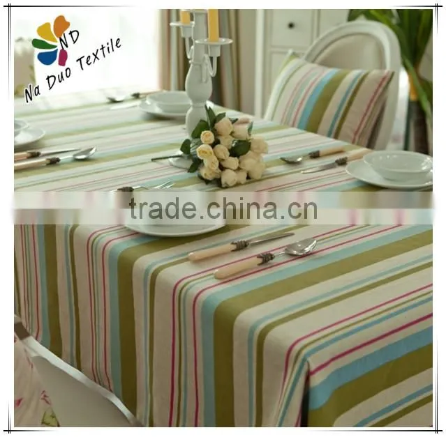 American style printed tablecloth