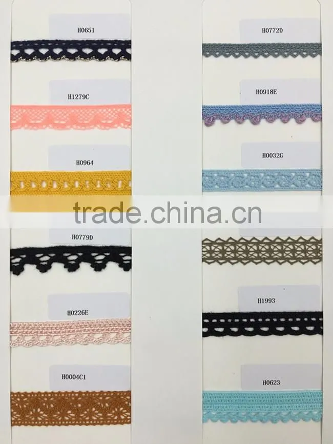 High Quality Fashion Decorative Cotton Lace Trimming