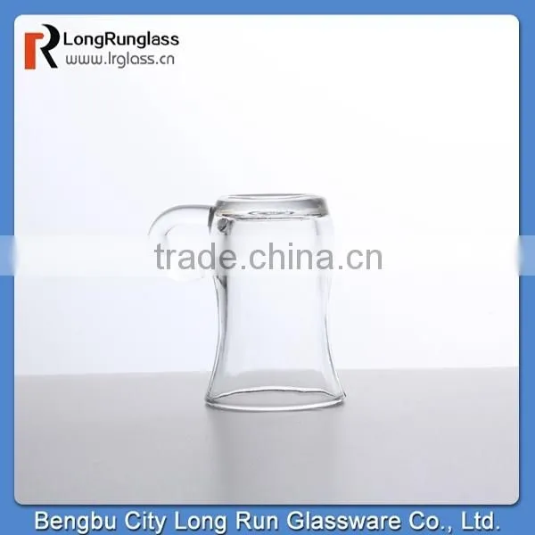 LongRun 2oz dinner use small spirits decanter glass cup with handle,wholesale