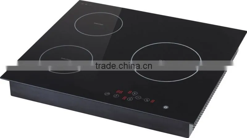 2016 hot sale 3500-Watt Three burner induction hob