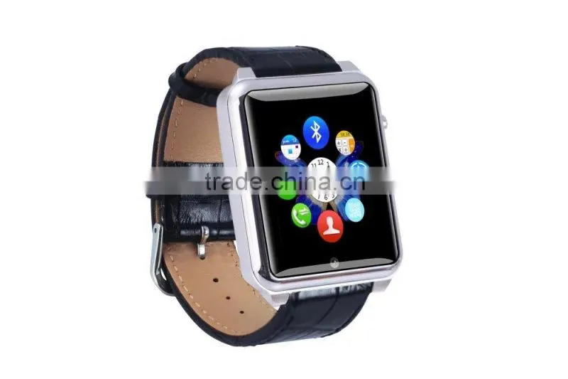 Fashion J68 Smart Watch, Luxury Wristwatch with PU Leather Watch Band