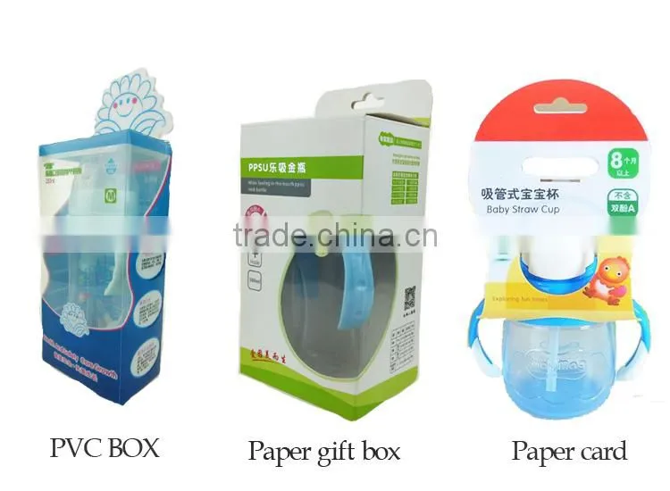 240ml PP medical grade non-toxic baby drinking cup with the handles
