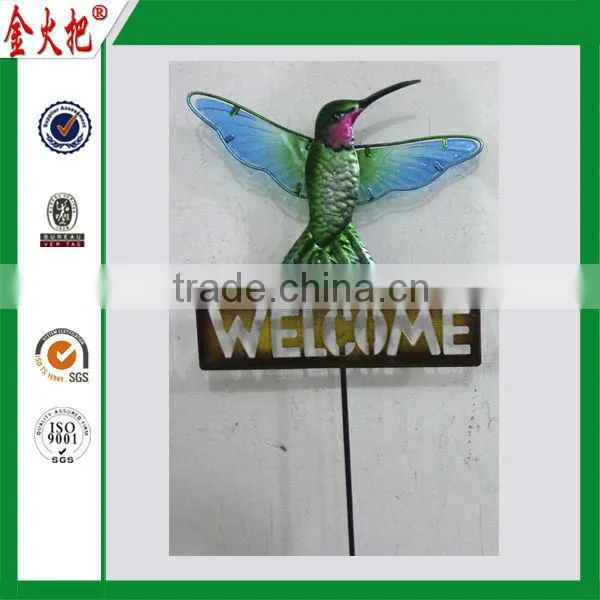 High Qulity 2014 garden stake bird art for sale