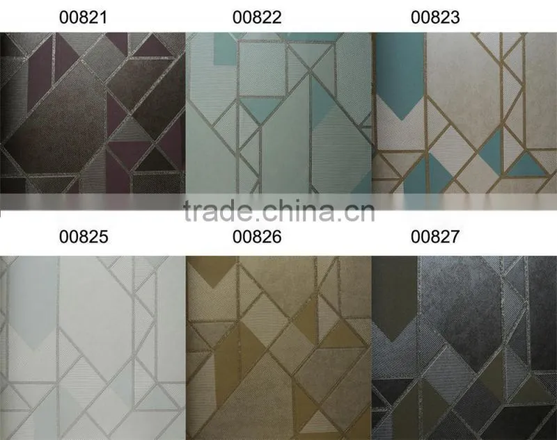 high end squares vinyl office wallpaper