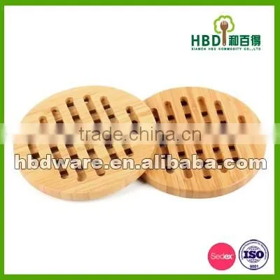 High Quality bamboo wood pot trivet