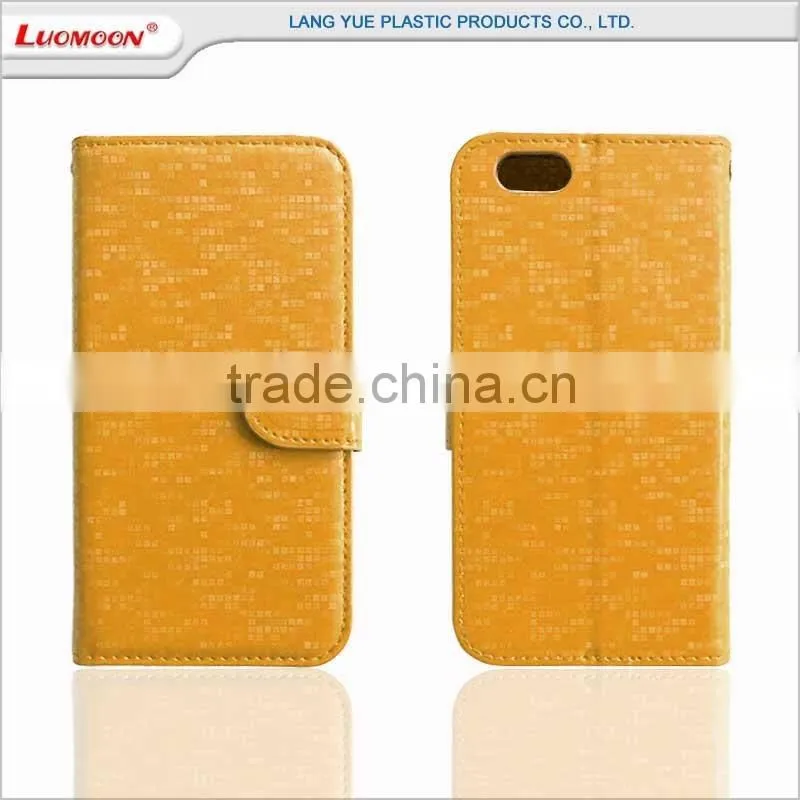 wallet style diamond pattern flip leather mobile case cover for oppo r2001 neo 7 f1