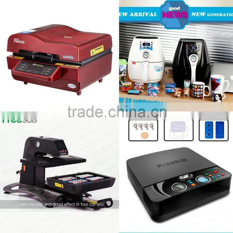 High quality 3d sublimation vacuum heat press machine
