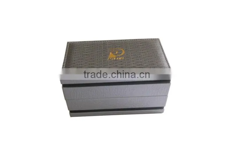 2014 elegant wooden & leather gift watch box wholesale