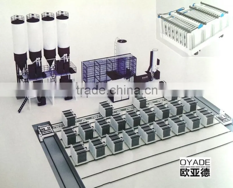 precast concrete machine for lightweight concrete wall panel