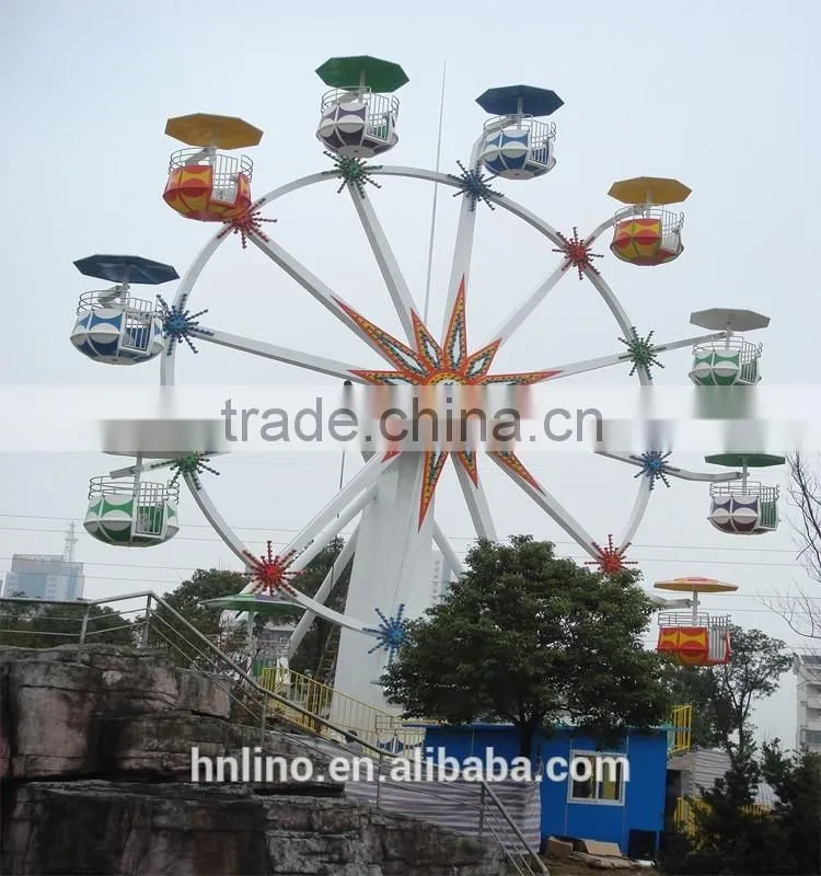Romantic giant amusement decorative kiddie ferris wheels for sale