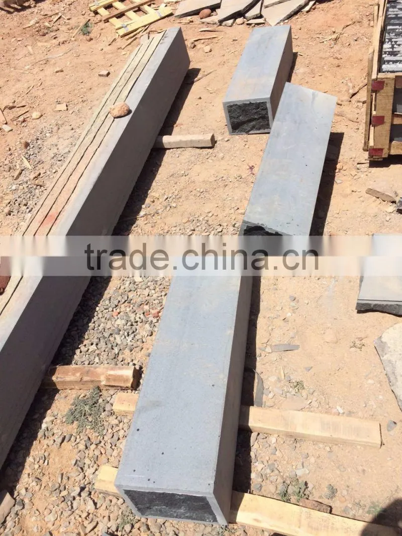 long natural basalt columns, black basalt, natural basalt stone