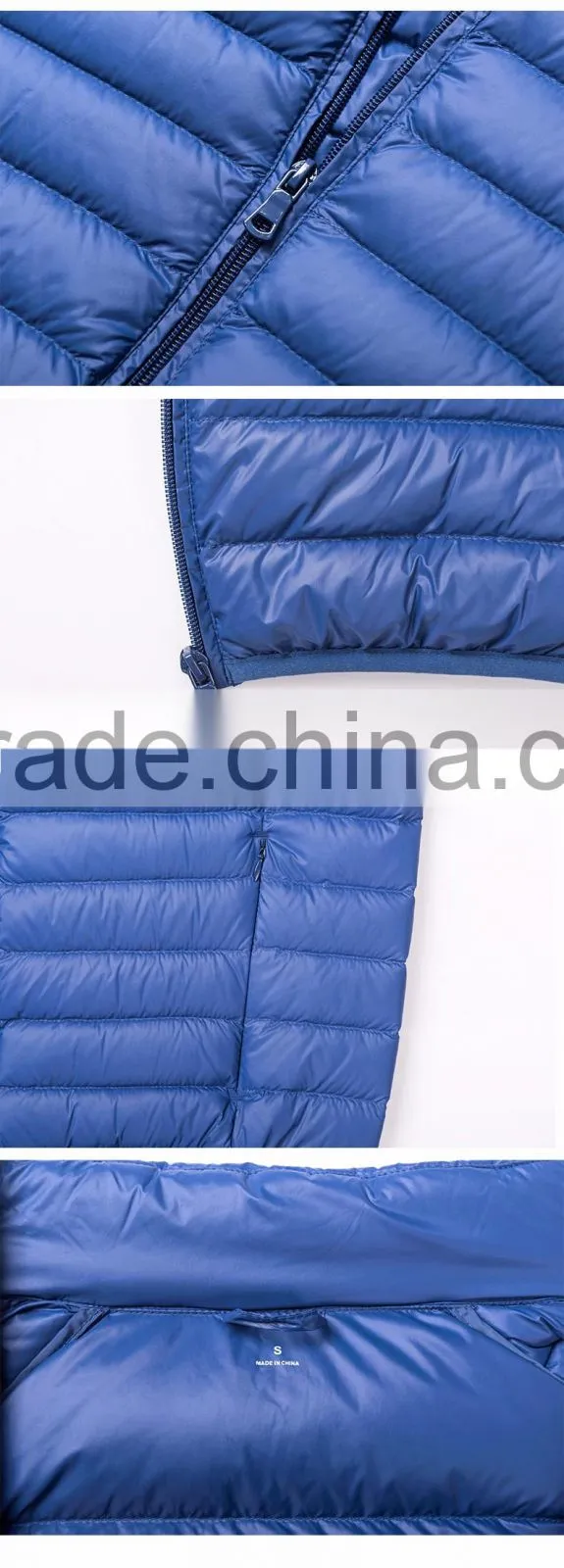 Wholesale winter sleeveless jacket mens/ womens down vest