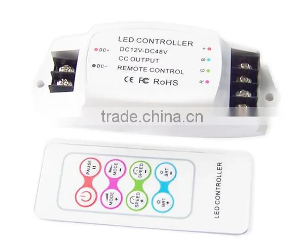 DC12V 700mA*3Channels RF Remote control mini led rf rgb controller