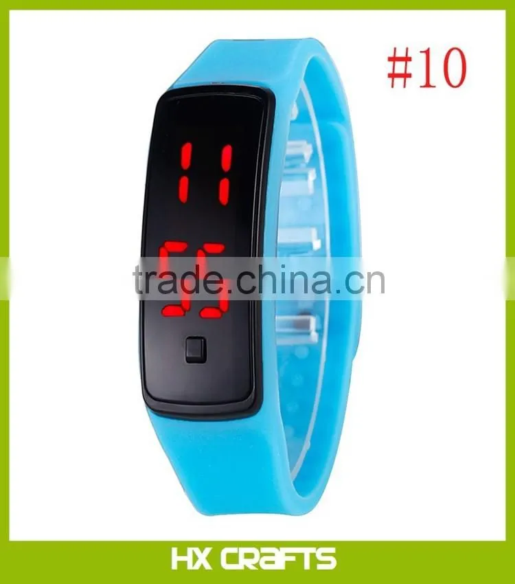 New Womens Mens Kids Silicone Band Touch Screen Sports LED Watch Bracelet