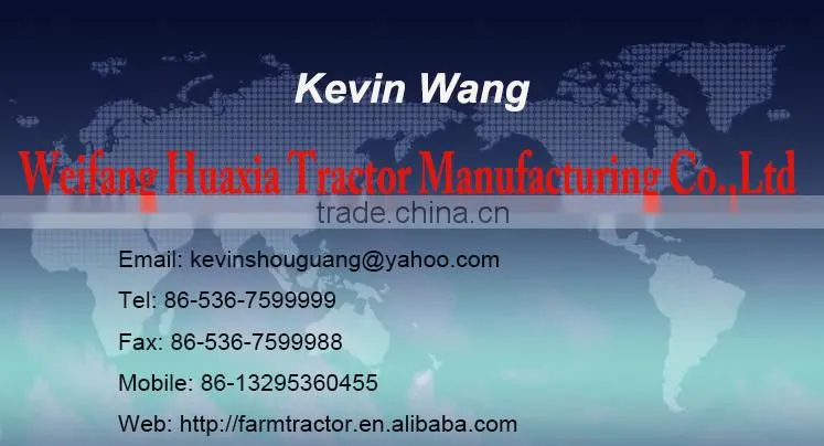 HUAXIA table of prices of new tractor
