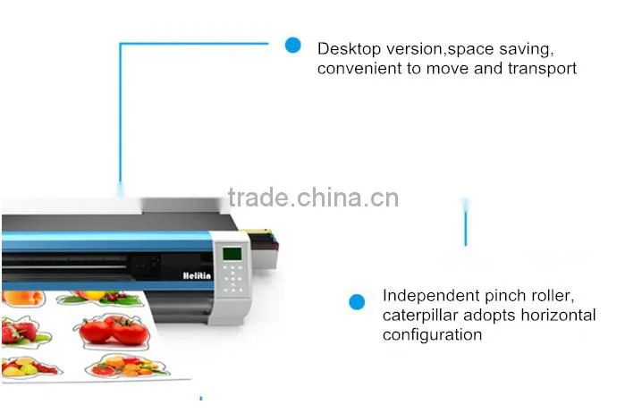 DX7/DX5 Print Head, 1.52M/60 Inch/5 Feet Print and Cut Printer for vinyl, PP synthetic paper, All-in-one Machine