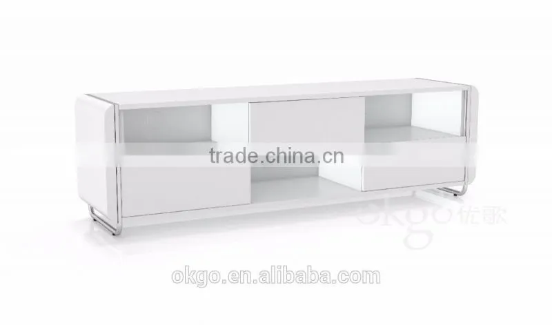 modern LED light tv cabinet