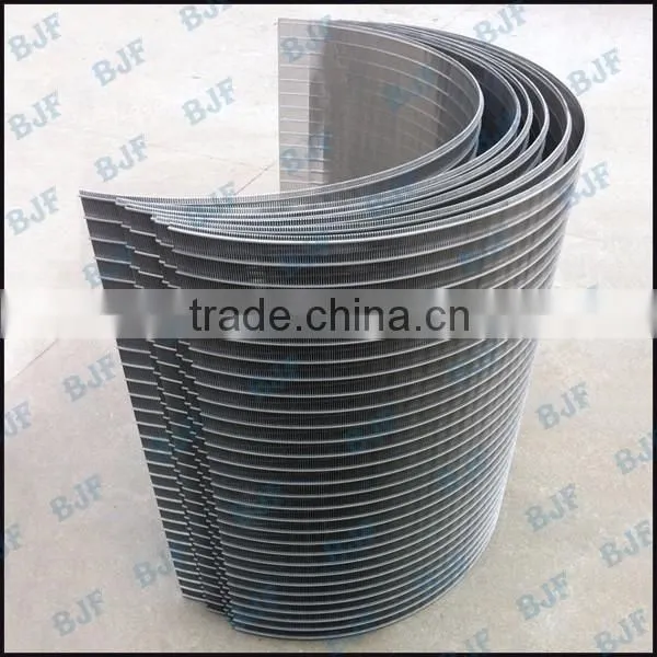 stainless wire wrapped sieve bend screen