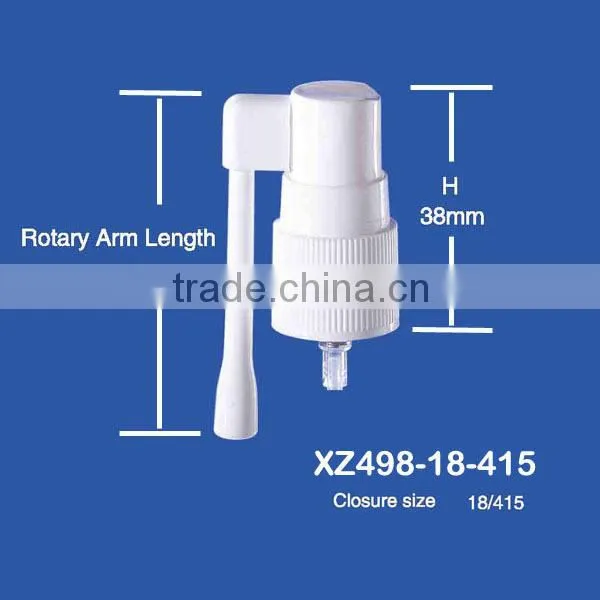 10ml Additional Volume HDPE Throat Spray Bottle with Rod Nozzle