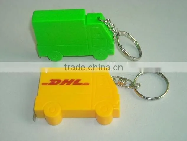 Promotional Truck Shape Mini Tape Measure Keychain