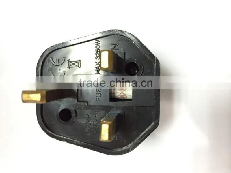 ST- 5 Germany to uk adaptor with fuse CE/LVD/EMC certificate