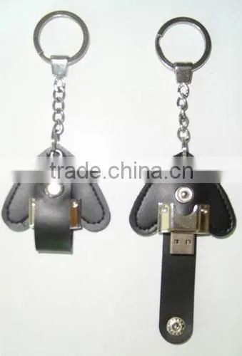Cheap factory direct selling credit card shaped usb flash drive Brand Custom Leather Can be printed logo