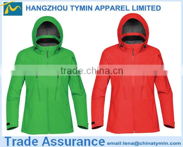 2015 hot sale waterproof branded windbreaker functional ski jacket