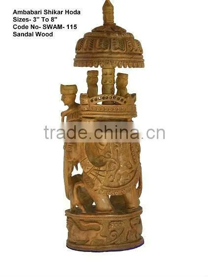 hand carved elephants