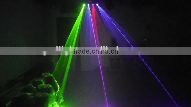 RG RGBP RGYP most popular 4 head laser light DMX light equipment with CE RoHs