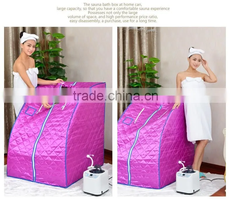 1200W 2L Capality One person Home Portable Steam Sauna Room