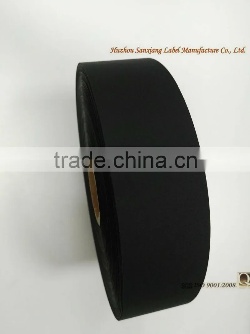 Good quality polyester taffeta, anti reflective taffeta label, label care label fabric for printed labels