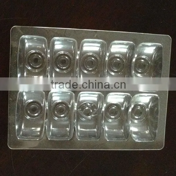 PET clear plastic macaron container