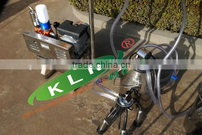 KLN Brand pipeline type milking machine with two buckets