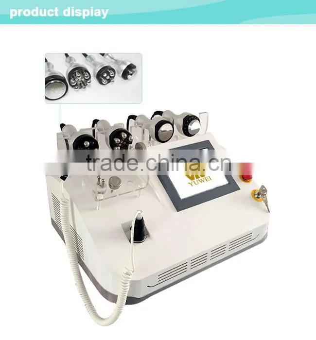 Hot sale 7 in on multifunctional ultrasound cavitation&RF machine /Cavitation RF machine/body slimming