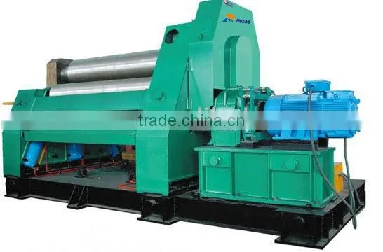 CNC 4-roller hydraulic rolling machine,2500mm CNC 4-roll hydraulic plate rolling machine
