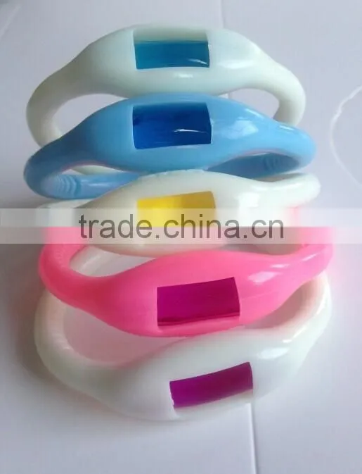 Anti-mosquito silicone wristbands