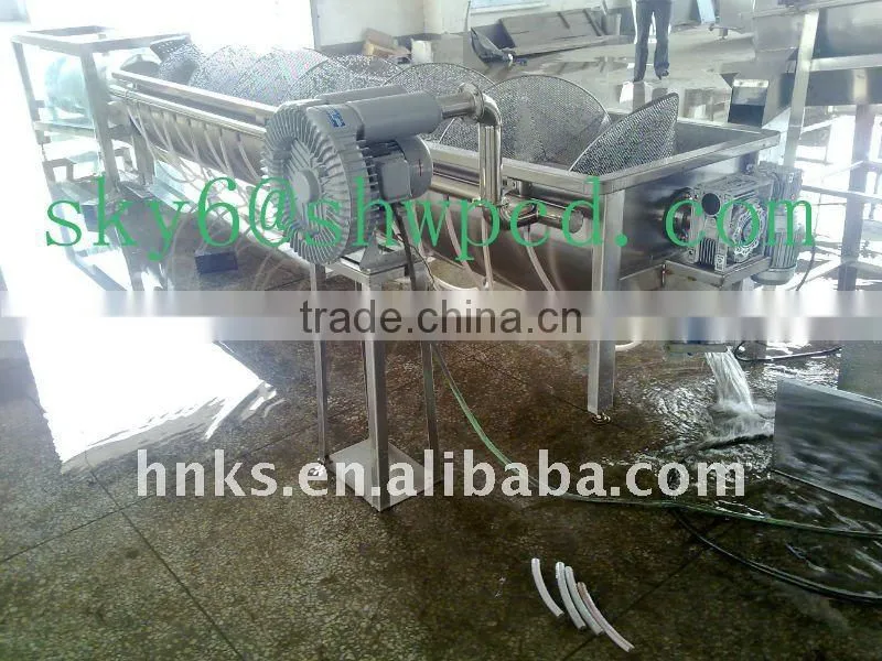 1-2t Chicken Feet Peeling Machine Chicken Claw Production Line chicken claw peeling machine