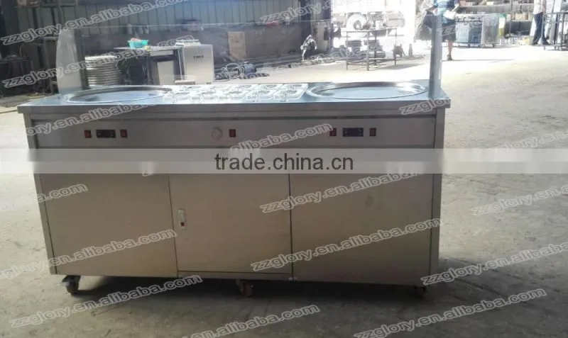 Thailand Fried Ice Cream Roll Machine