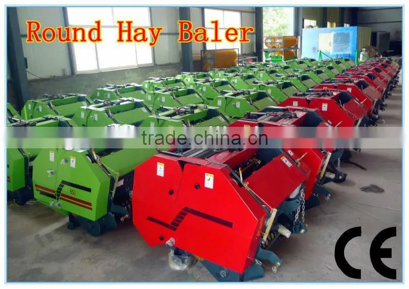 Small round hay baler YK-0870, 61x70cm bale, 440kg weight, CE approval
