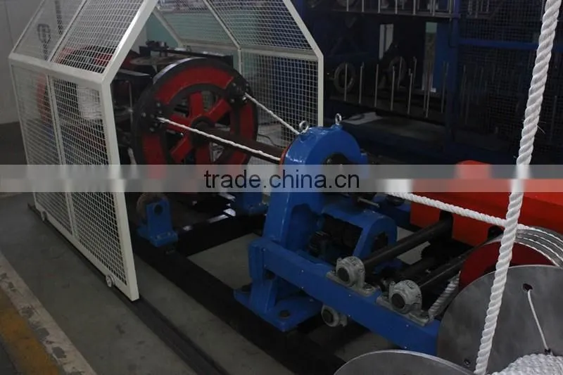 high capacity natural jute fiber twist rope making machine