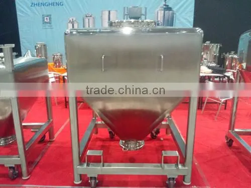 600L stainless steel mixing hopper for pharmacy or food