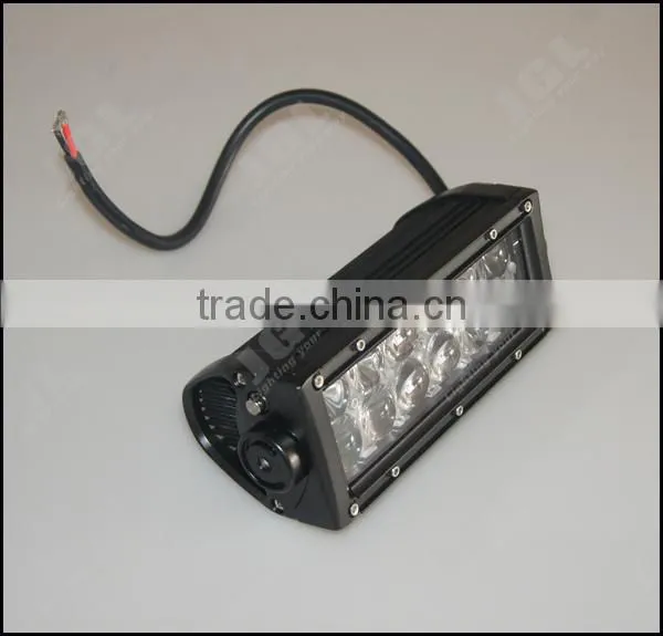 hot sale spot optic led light bar 4D lens offroad truck boat led light bar 2 row