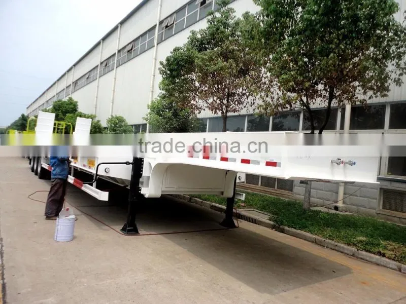 40Ton Low Loader Semi Trailers Light Loading Trailers