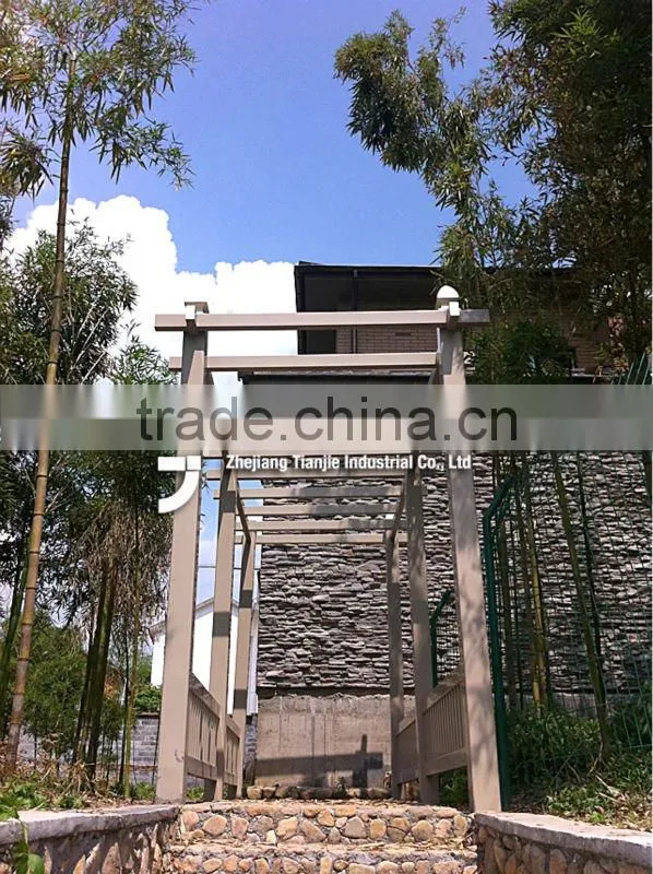 Plastic Vinyl PVC Pergola