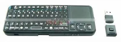 2.4G mini wireless keyboard with Touchpad