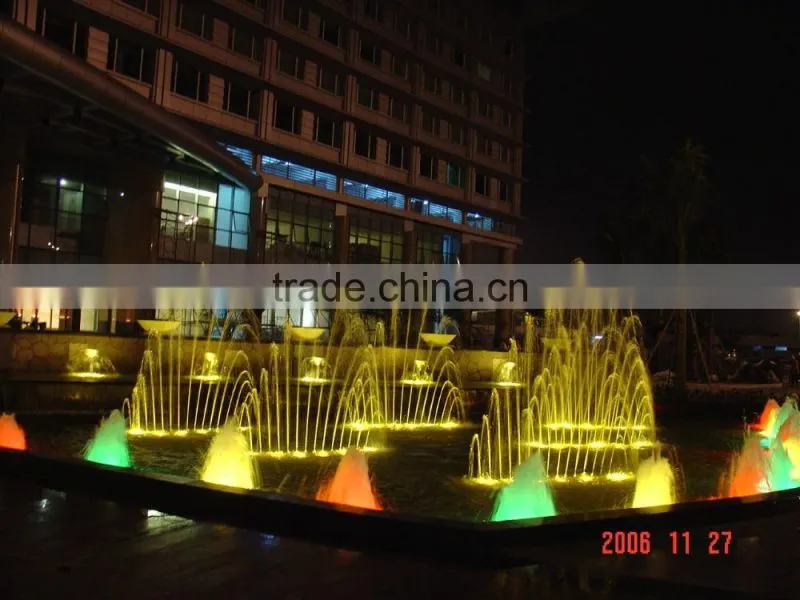 RGB Outdoor water fountain