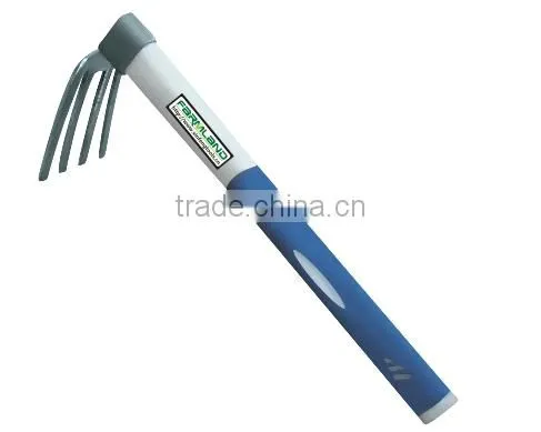 36cm carbon steel fiberglass handle hoe with wood handle garden hoe pick