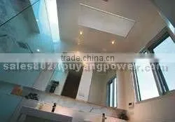 Radiant heating panels for winter