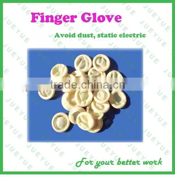 Static finger cot latex finger glove for repairing cellphone
